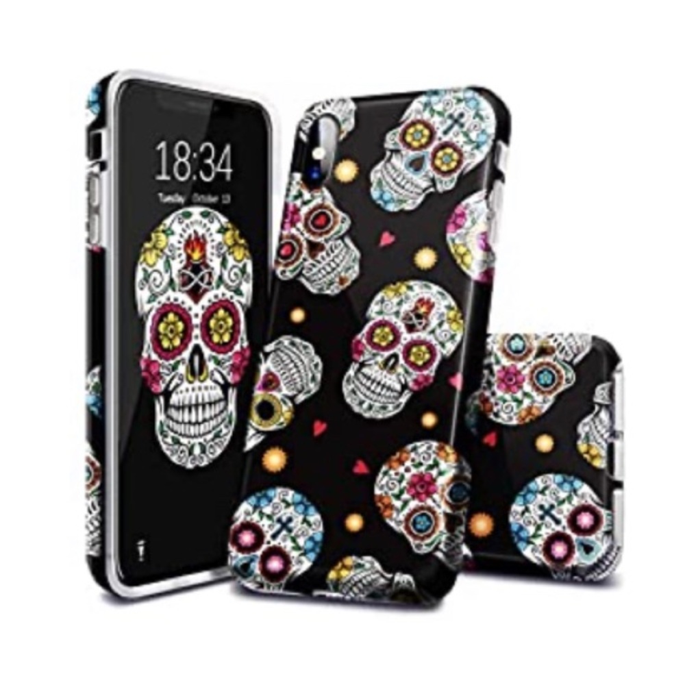 iPhone XS MAX Sugar Skull Phone Case